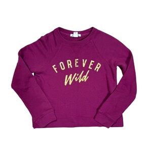 Billabong "Forever Wild"‎ Long Sleeve Shirt in Maroon Size Medium Girl's